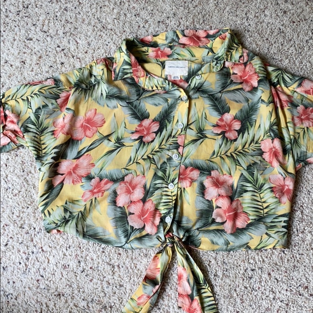 American eagle safari button down
